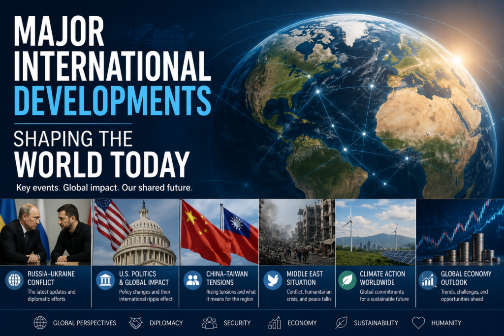 Major International Developments Shaping the World Today
